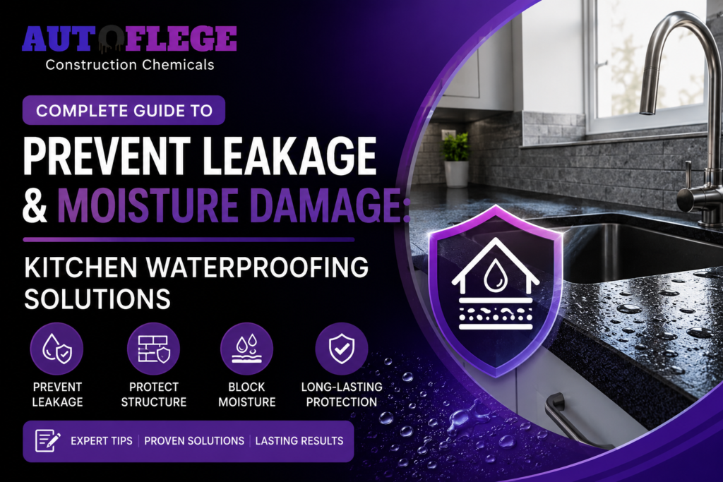 Complete Guide to Prevent Leakage and Moisture Damage: Kitchen Waterproofing Solutions