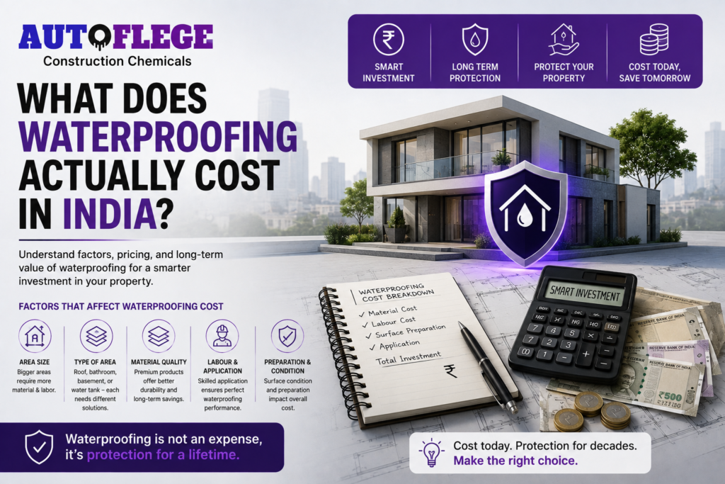 What Does Waterproofing Actually Cost in India?